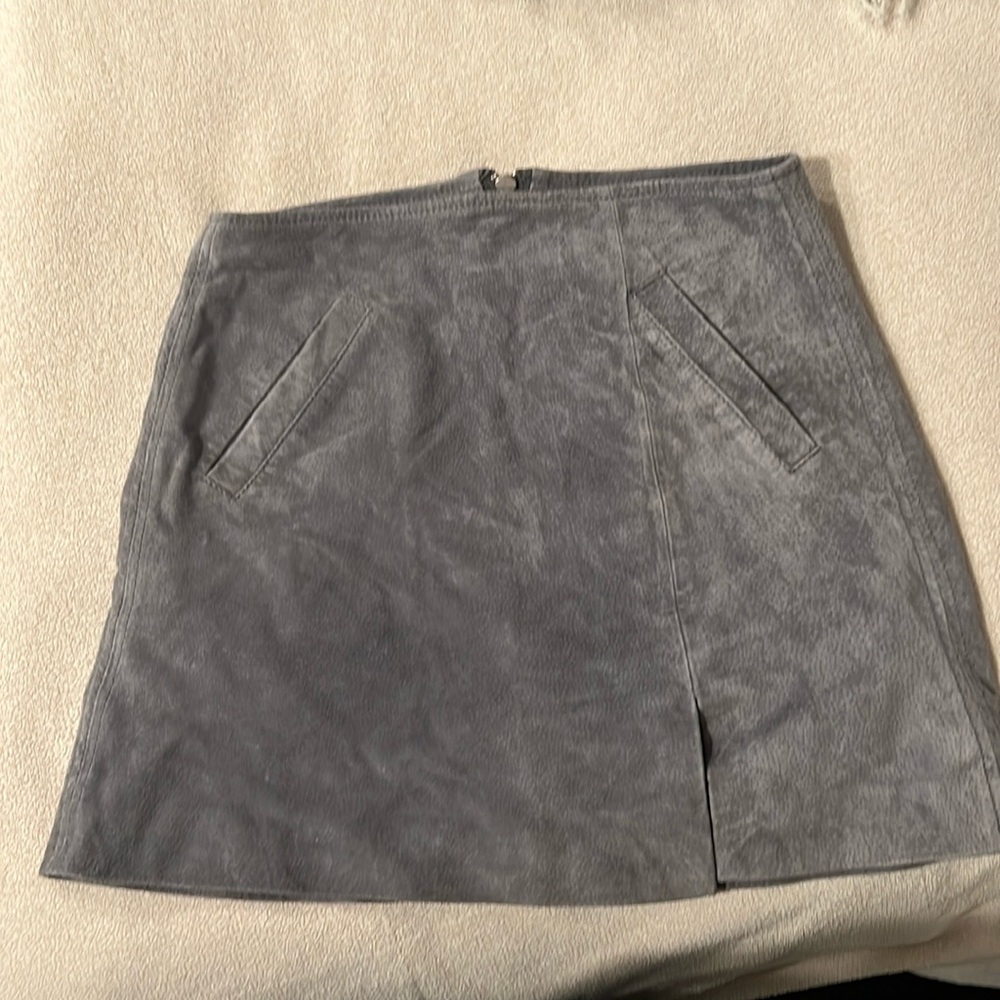 Blank NYC A-Line Mini Grey suede